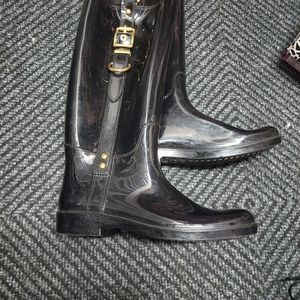 Coach rain boots